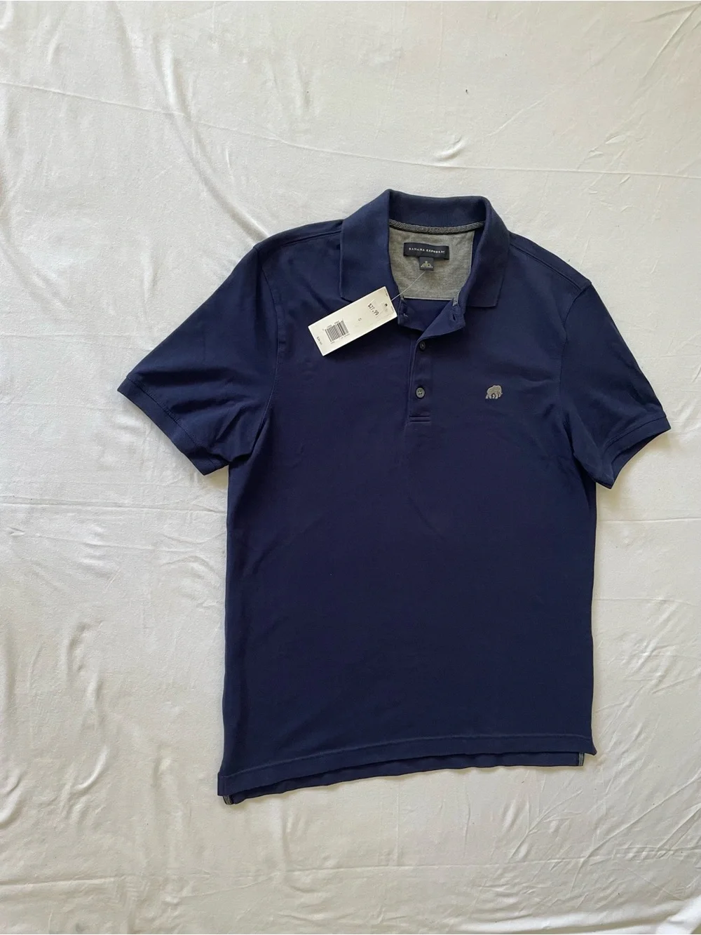 Banana Republic Men's Navy Polo Shirt - Classic Short Sleeve